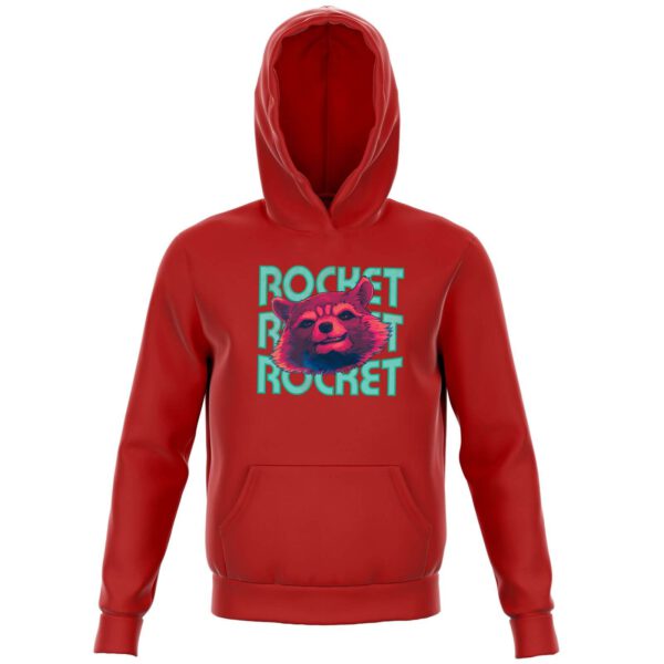 Guardians of the Galaxy Rocket Repeat Kids' Hoodie - Red - 3-4 Jahre