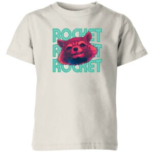 Guardians of the Galaxy Rocket Repeat Kids‘ T-Shirt – Cream – 3-4 Jahre