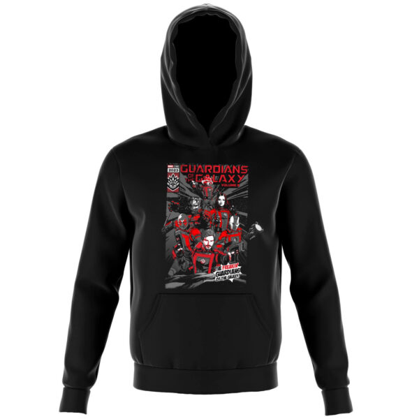 Guardians of the Galaxy The Freakin' Comic Book Cover Kids' Hoodie - Black - 3-4 Jahre