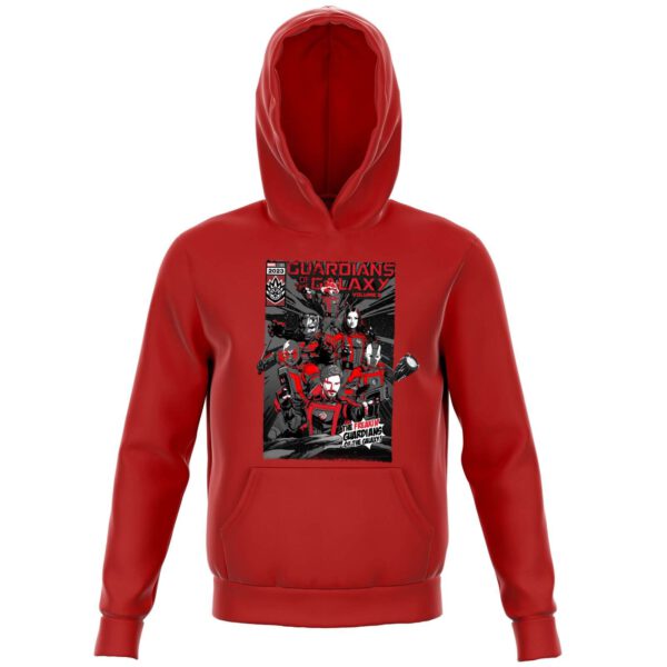 Guardians of the Galaxy The Freakin' Comic Book Cover Kids' Hoodie - Red - 3-4 Jahre