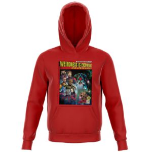 Guardians of the Galaxy Weirdness Is Everywhere Comic Book Cover Kids‘ Hoodie – Red – 3-4 Jahre