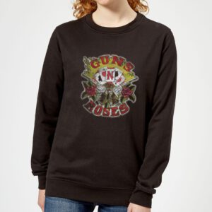 Guns N Roses Cards Damen Sweatshirt – Schwarz – L – Schwarz