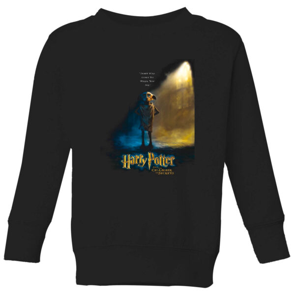 Harry Potter Chamber Of Secrets - Dobby Kids' Sweatshirt - Black - 3-4 Jahre - Schwarz