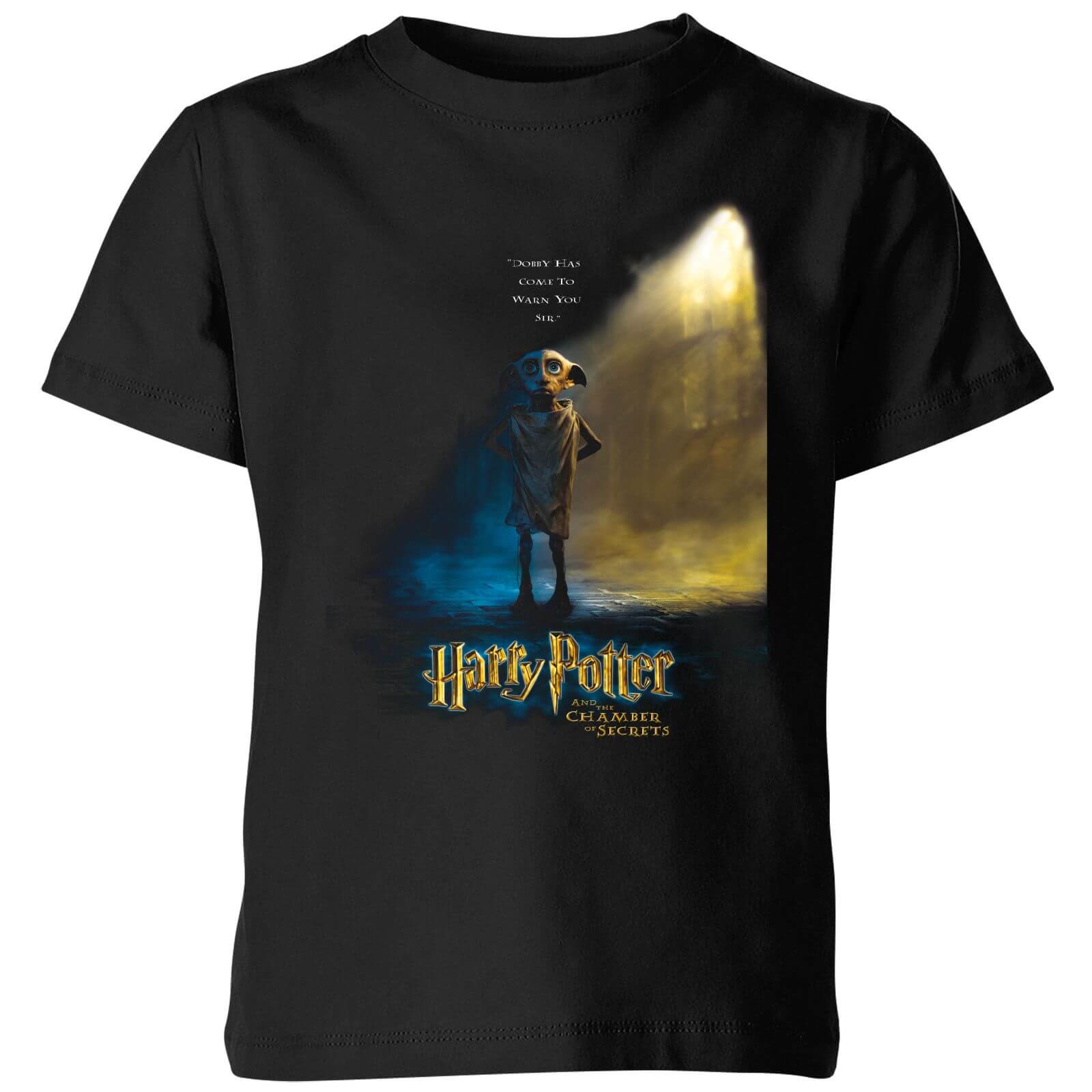 Harry Potter Chamber Of Secrets – Dobby Kids‘ T-Shirt – Black – 3-4 Jahre – Schwarz