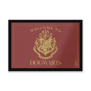 Harry Potter Welcome To Hogwarts Entrance Mat