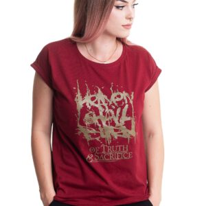 Heaven Shall Burn – Gold OTAS Extended Shoulder Maroon – Girly