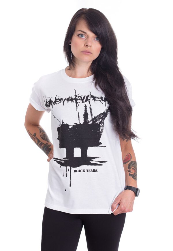 Heaven Shall Burn - New Black Tears White - - T-Shirts