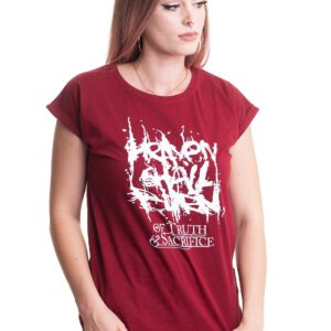 Heaven Shall Burn – White OTAS Extended Shoulder Maroon – Girly