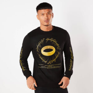 Herr der Ringe The One Ring Sweatshirt – Schwarz – L – Schwarz