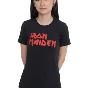 Iron Maiden – Classic Logo Red Active Sportswear – Girly