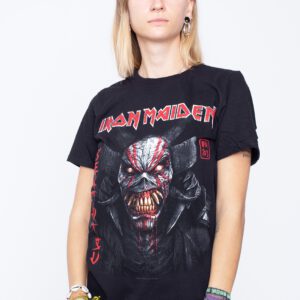 Iron Maiden - Senjutsu Black Cover Vertical Logo - - T-Shirts