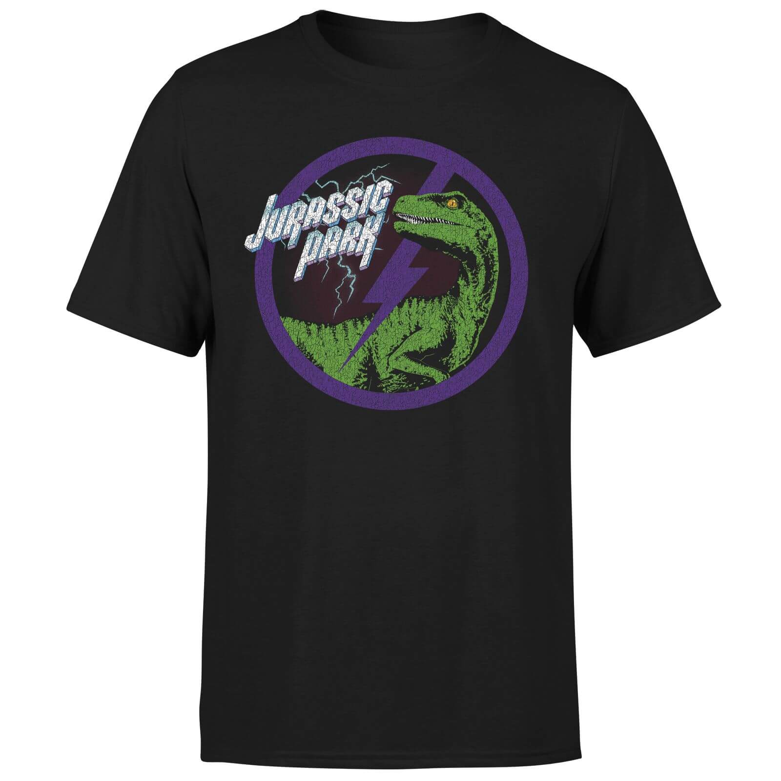 Jurassic Park Raptor Bolt Men’s T-Shirt – Schwarz – S Jurassic Park Raptor Bolt Men’s T-Shirt – Schwarz – S