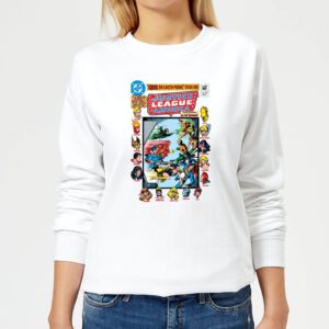 Justice League Crisis On Earth-Prime Cover Women’s Sweatshirt – White – XS – Weiß