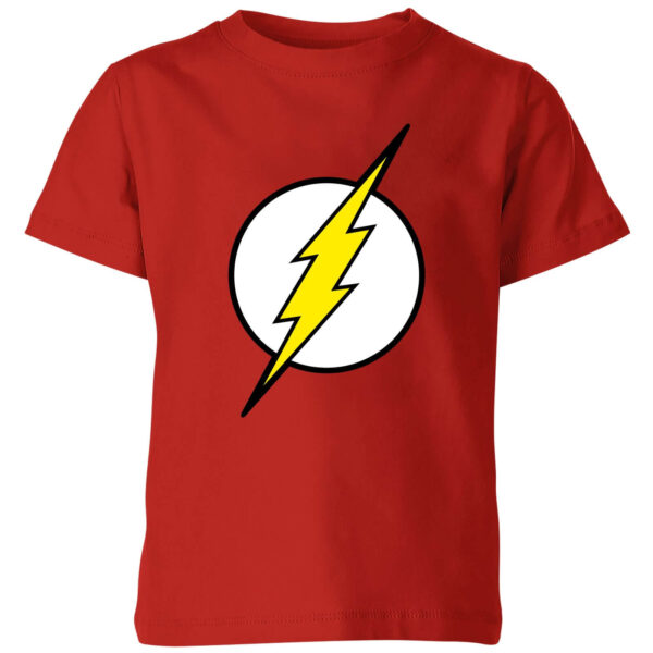 Justice League Flash Logo Kids' T-Shirt - Red - 3-4 Jahre