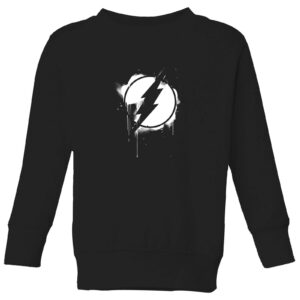 Justice League Graffiti The Flash Kids‘ Sweatshirt – Black – 3-4 Jahre – Schwarz