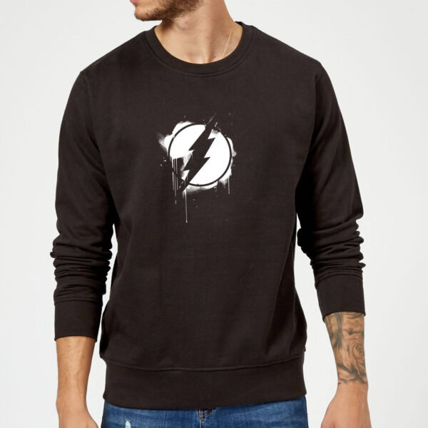 Justice League Graffiti The Flash Sweatshirt - Black - S