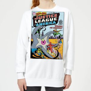 Justice League Starro The Conqueror Cover Women’s Sweatshirt – White – XS – Weiß