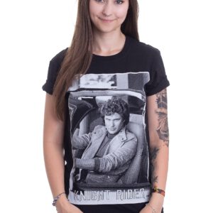 Knight Rider – Hasselhoff In Knight Rider – T-Shirt