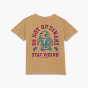 Lilo & Stitch Stay Weird Kids‘ T-Shirt – Tan – 3-4 Jahre – Tan