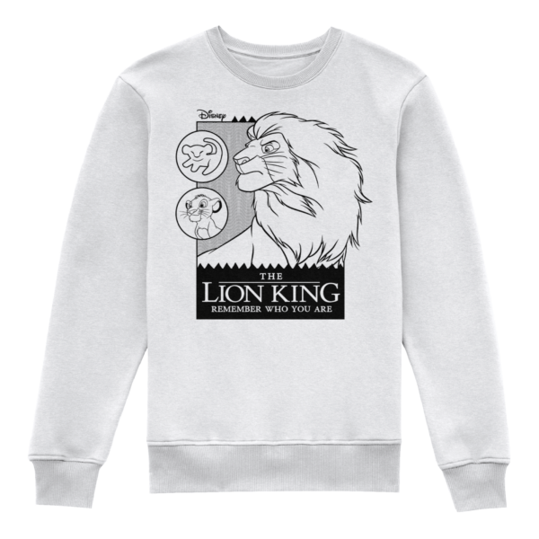 Lion King Remember Who You Are Kids' Sweatshirt - White - 3-4 Jahre - Weiß