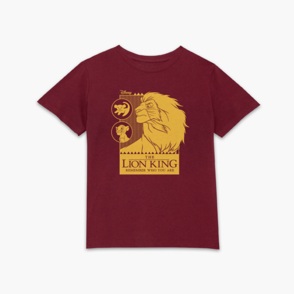 Lion King Simbas Journey Kids' T-Shirt - Burgundy - 3-4 Jahre - Burgundy
