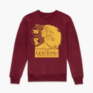 Lion King Simbas Journey Sweatshirt - Burgundy - XS - Burgundy