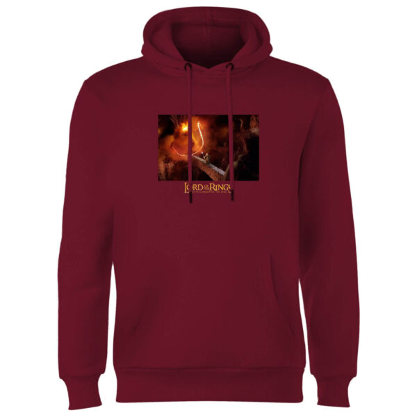 Lord Of The Rings You Shall Not Pass Hoodie - Burgundy - S - Burgundy