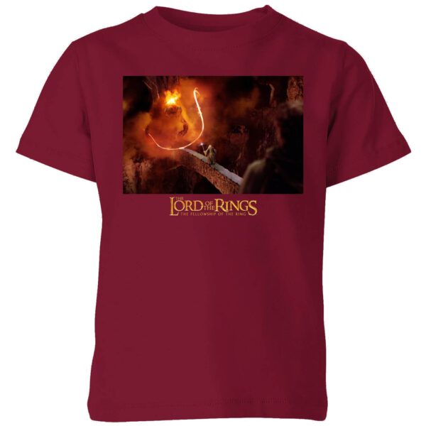 Lord Of The Rings You Shall Not Pass Kids' T-Shirt - Burgundy - 3-4 Jahre - Burgundy