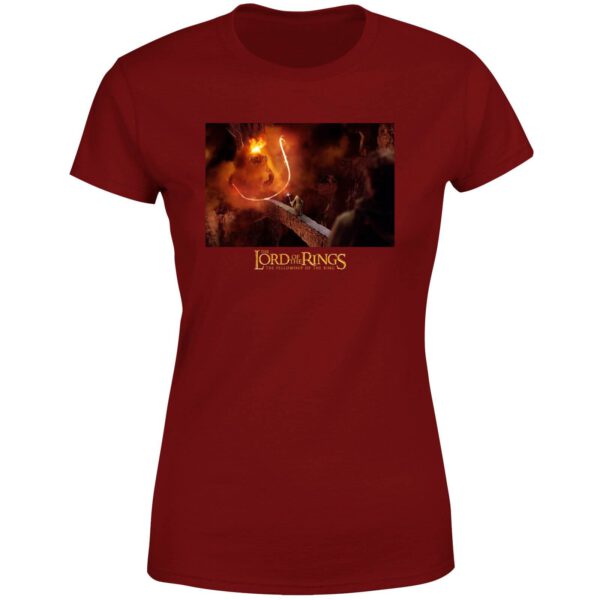 Lord Of The Rings You Shall Not Pass Women's T-Shirt - Burgundy - XS - Burgundy