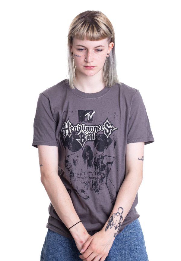 MTV - Headbangers Ball Dark Grey - - T-Shirts