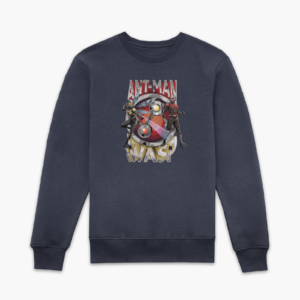 Marvel Ant-Man & The Wasp: Quantumania Group Pose Sweatshirt – Navy – S – Marineblau