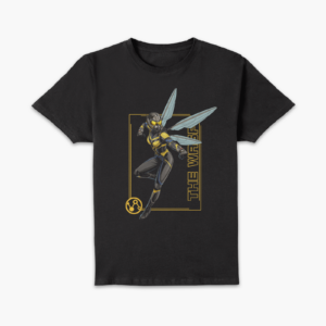 Marvel Ant-Man & The Wasp: Quantumania The Wasp Pose T-Shirt – Black – S – Schwarz