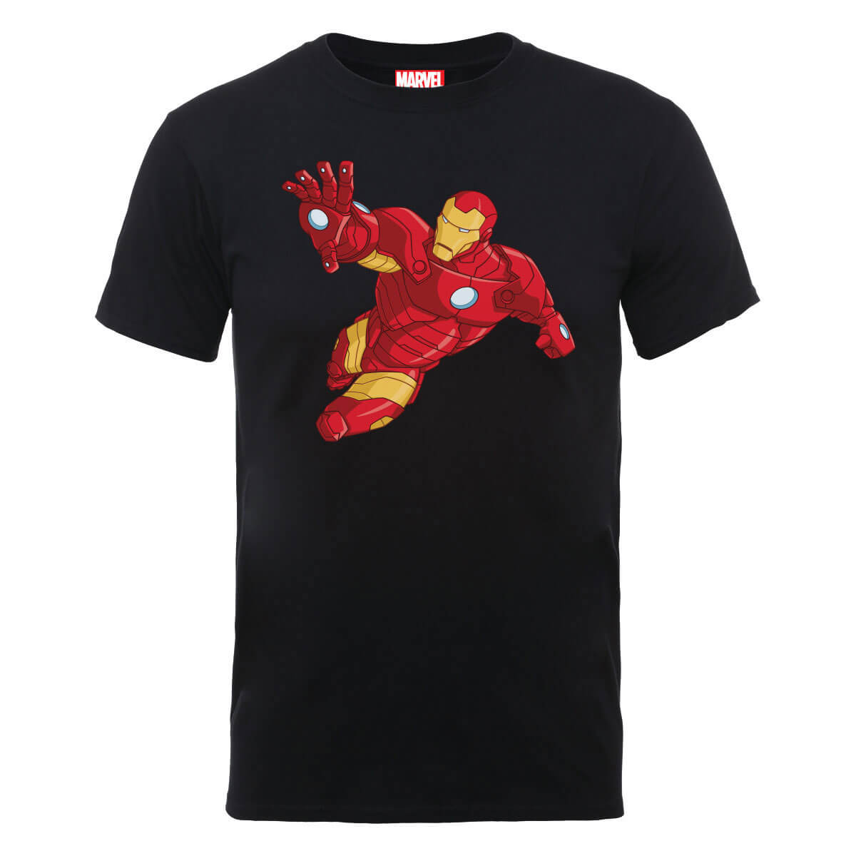 Marvel Avengers Assemble ArmouRot Iron Man T-Shirt - Schwarz - M