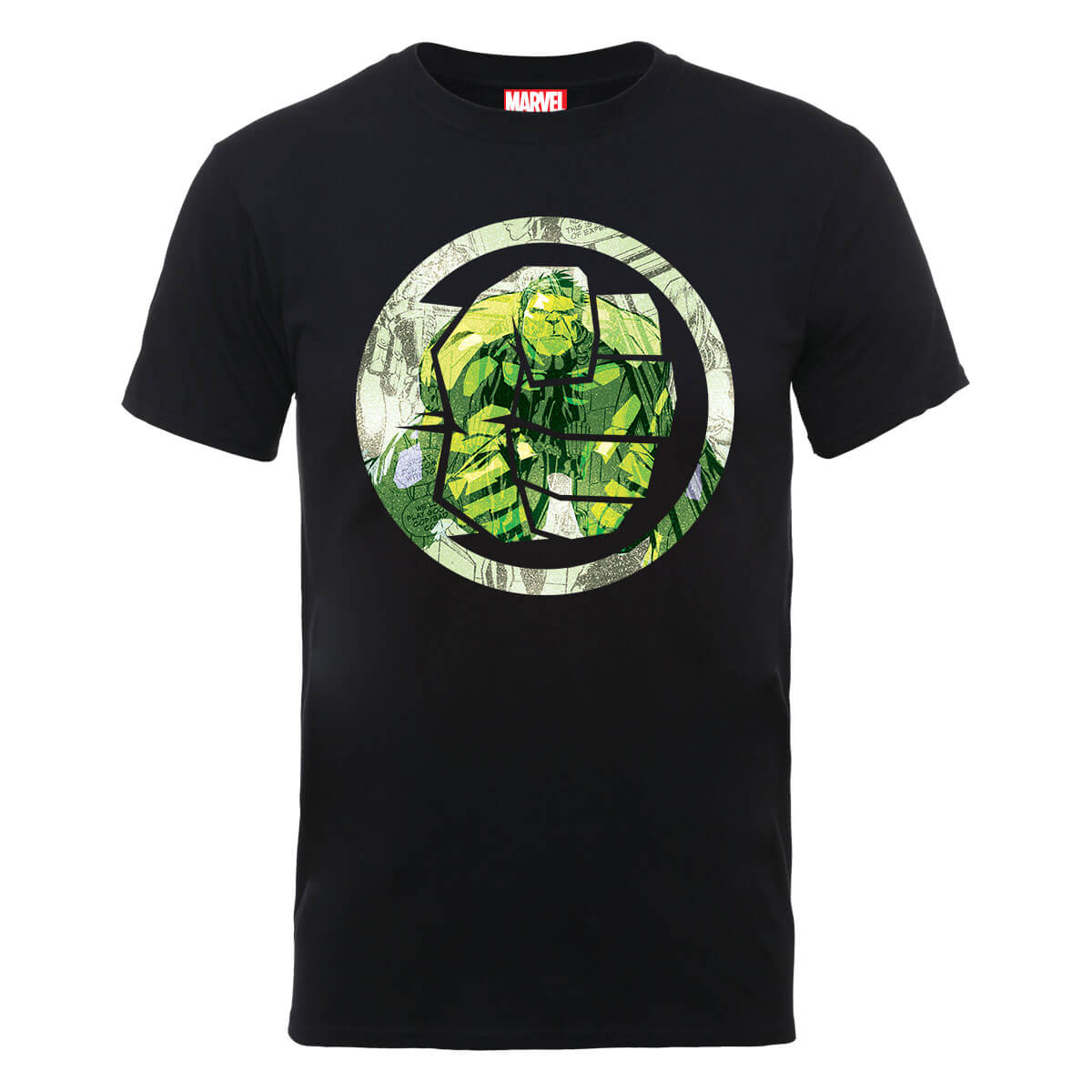 Marvel Avengers Assemble Hulk Montage T-Shirt - Schwarz - M