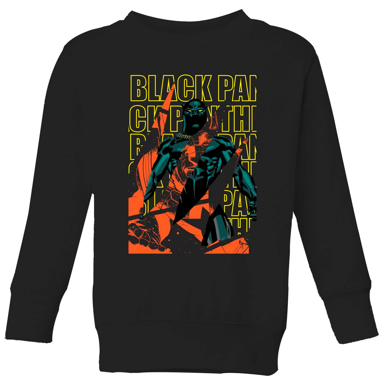 Marvel Avengers Black Panther Collage Kids' Sweatshirt - Black - 3-4 Jahre