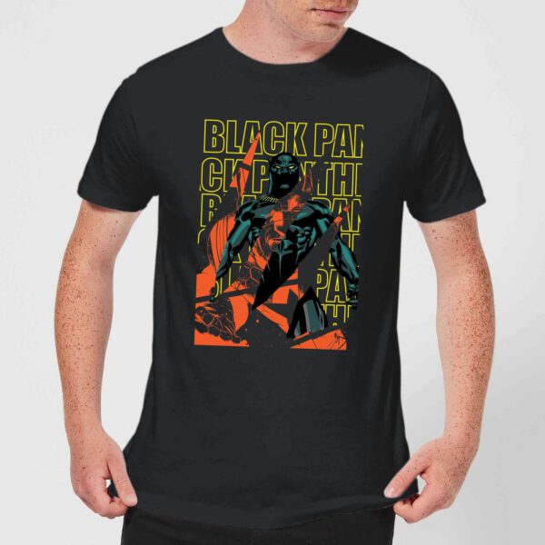 Marvel Avengers Black Panther Collage Männer T-Shirt - Schwarz - XS