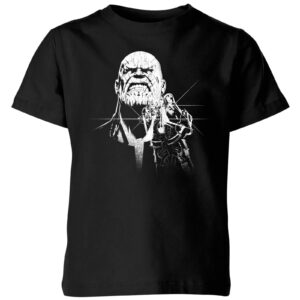 Marvel Avengers Infinity War Fierce Thanos Kinder T-Shirt – Schwarz – 3-4 Jahre