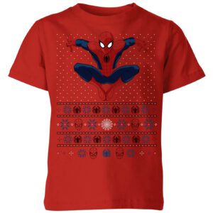 Marvel Avengers Spider-Man Kinder T-Shirt – Rot – 3-4 Jahre