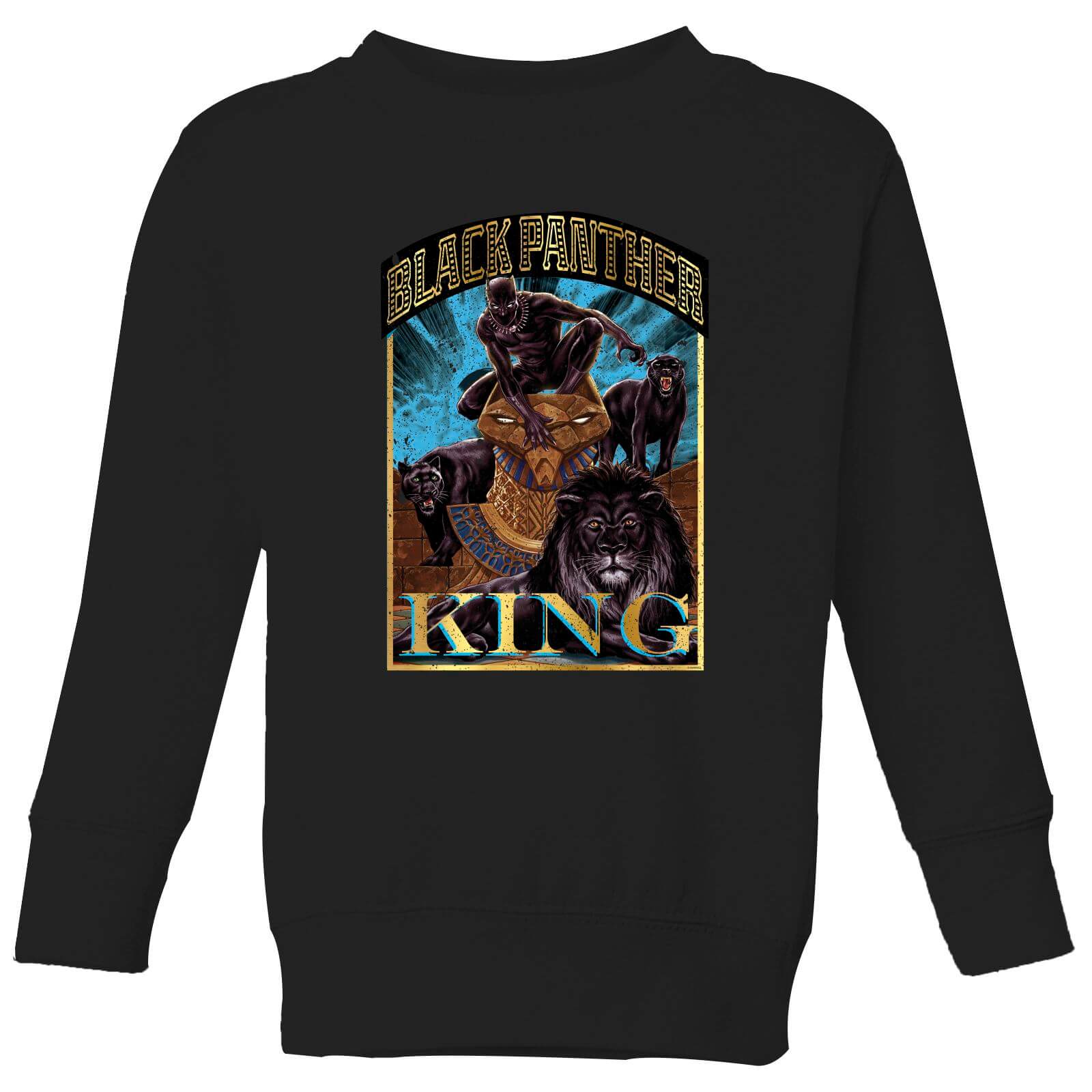 Marvel Black Panther Homage Kids' Sweatshirt - Black - 3-4 Jahre