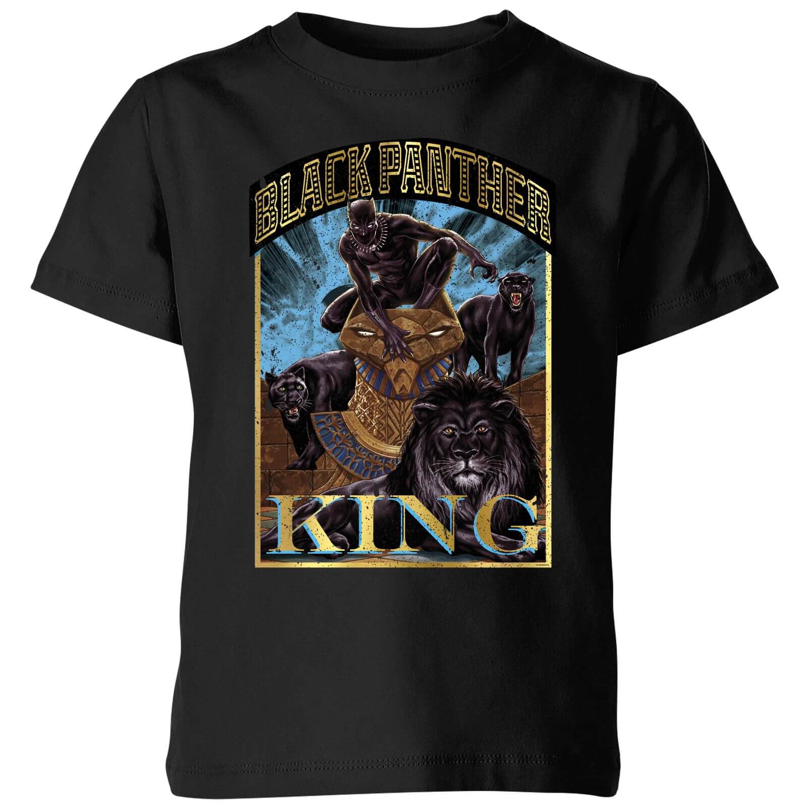 Marvel Black Panther Homage Kids' T-Shirt - Black - 3-4 Jahre