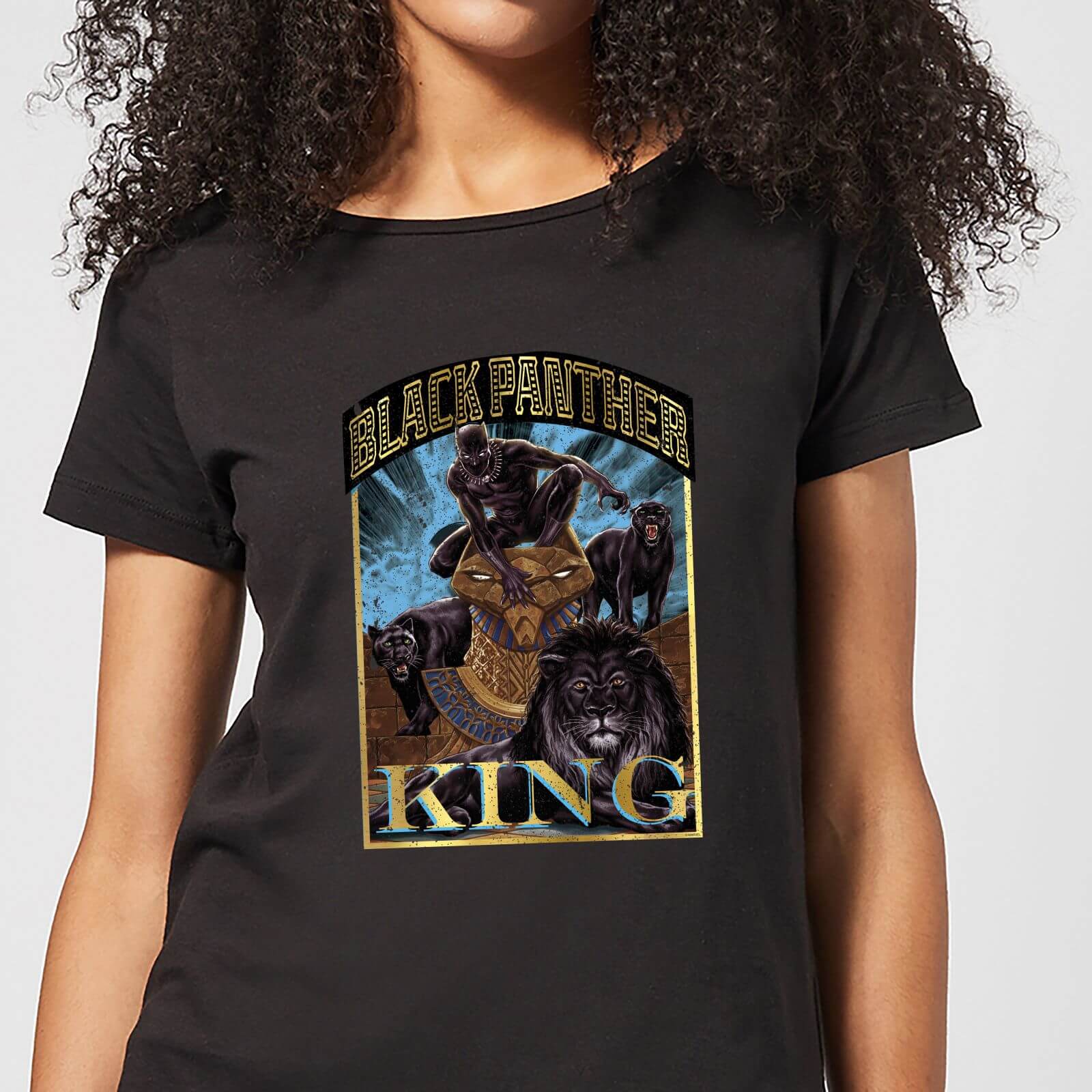 Marvel Black Panther Homage Women's T-Shirt - Black - S - Schwarz