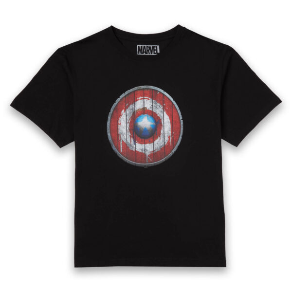 Marvel Captain America Wooden Shield Männer T-Shirt - Schwarz - S