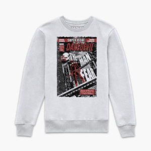 Marvel Daredevil Comic Cover Sweatshirt – White – XS – Weiß