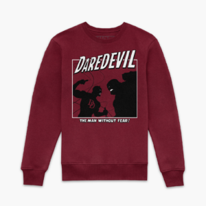 Marvel Daredevil Vs Kingpin Sweatshirt – Burgundy – XS – Burgundy