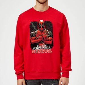 Marvel Deadpool Crossed Arms Sweatshirt – Rot – S