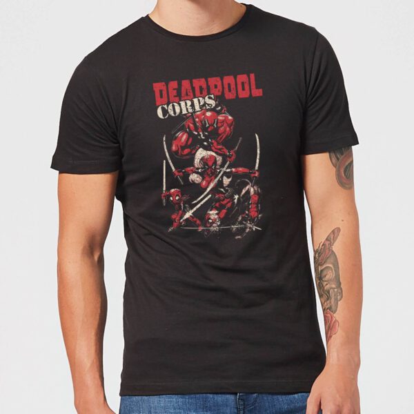 Marvel Deadpool Family Corps Männer T-Shirt - Schwarz - S