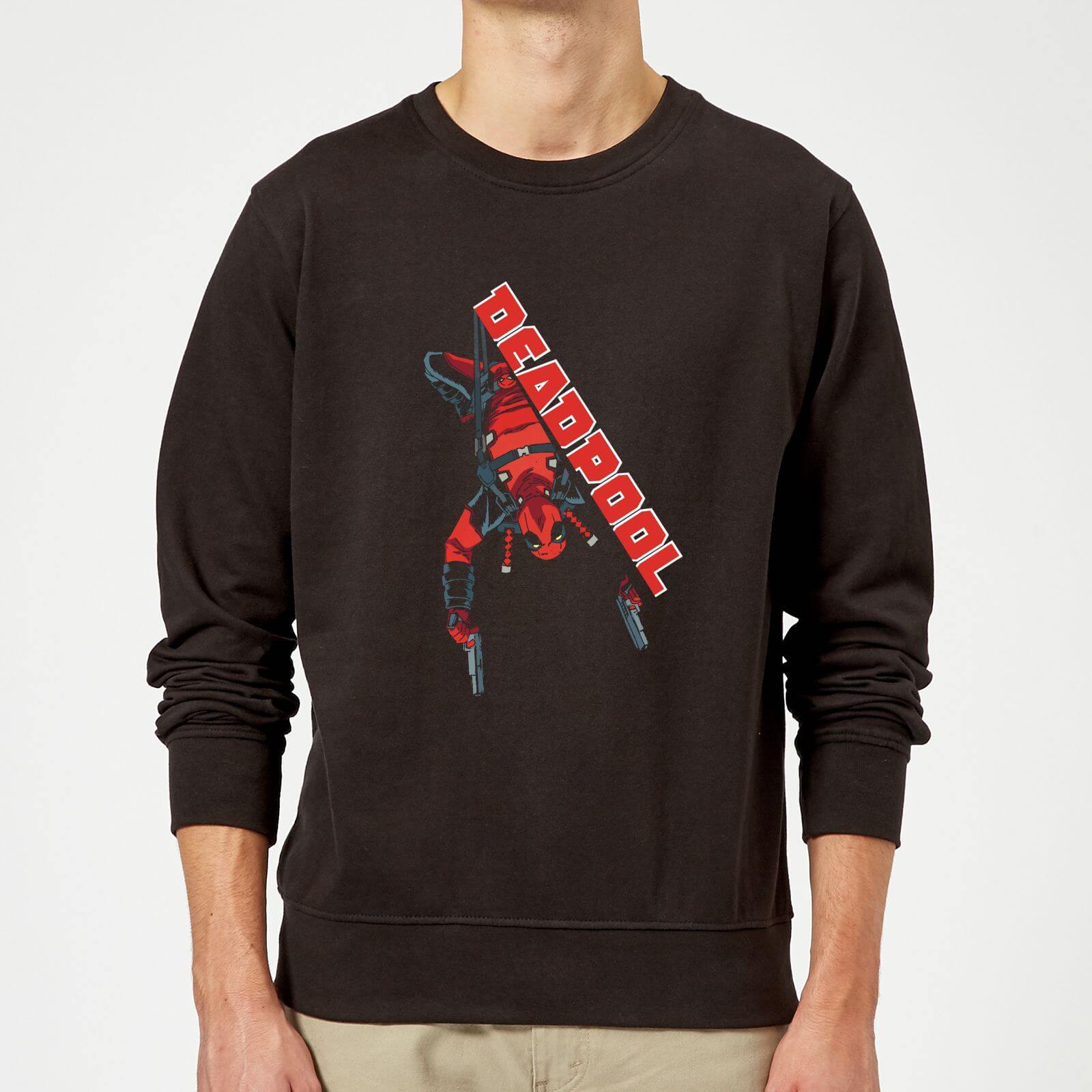 Marvel Deadpool Hang Split Sweatshirt - Schwarz - S - Schwarz