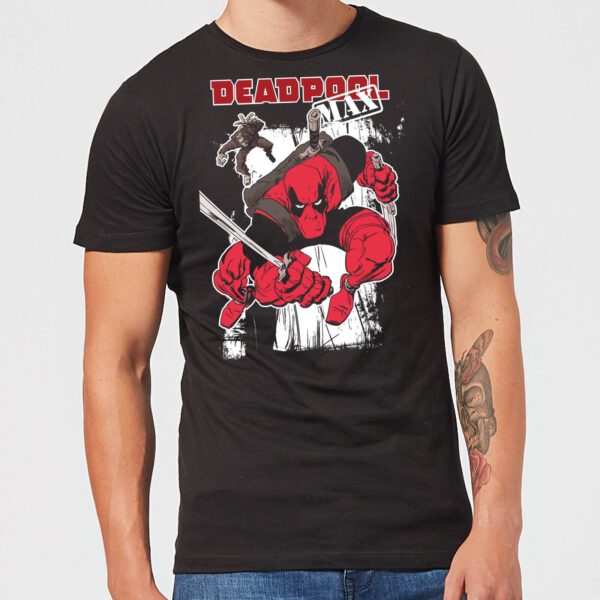 Marvel Deadpool Max Männer T-Shirt - Schwarz - S