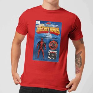 Marvel Deadpool Secret Wars Action Figure Herren T-Shirt – Rot – S – Rot