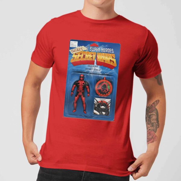 Marvel Deadpool Secret Wars Action Figure Herren T-Shirt - Rot - S - Rot